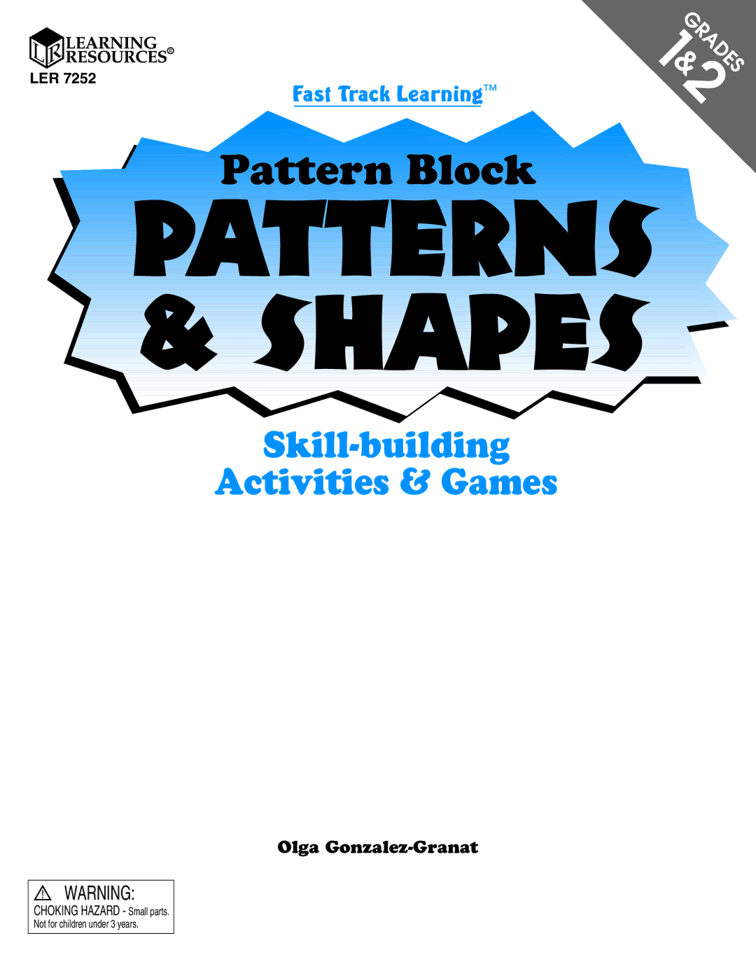 Learning Resources LER 7252 manual Patterns Shapes 