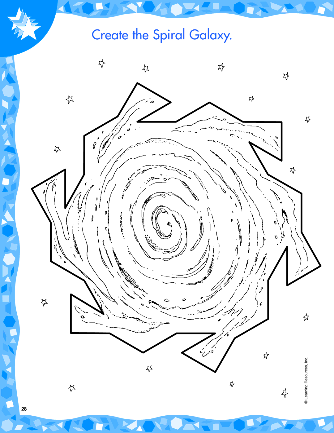 Learning Resources LER 7252 manual Create the Spiral Galaxy 