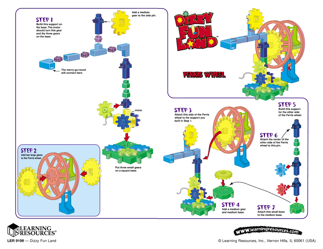 Learning Resources LER 9199 manual Step 