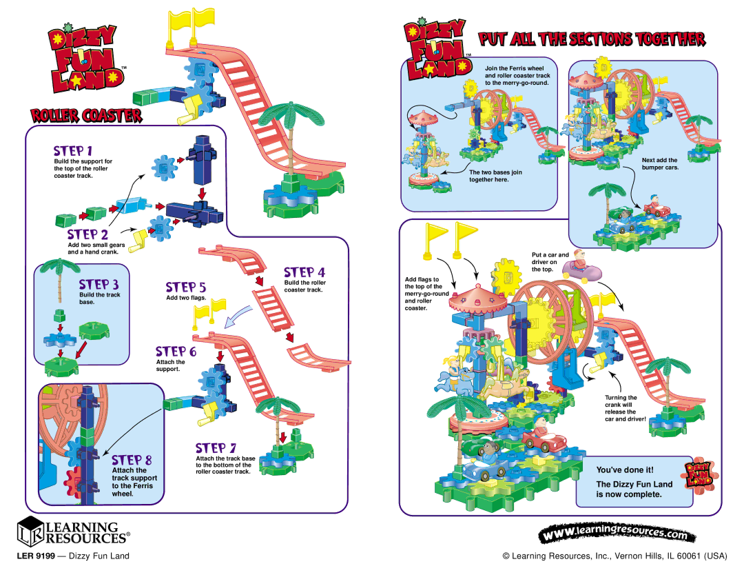 Learning Resources LER 9199 manual Roller Coaster 