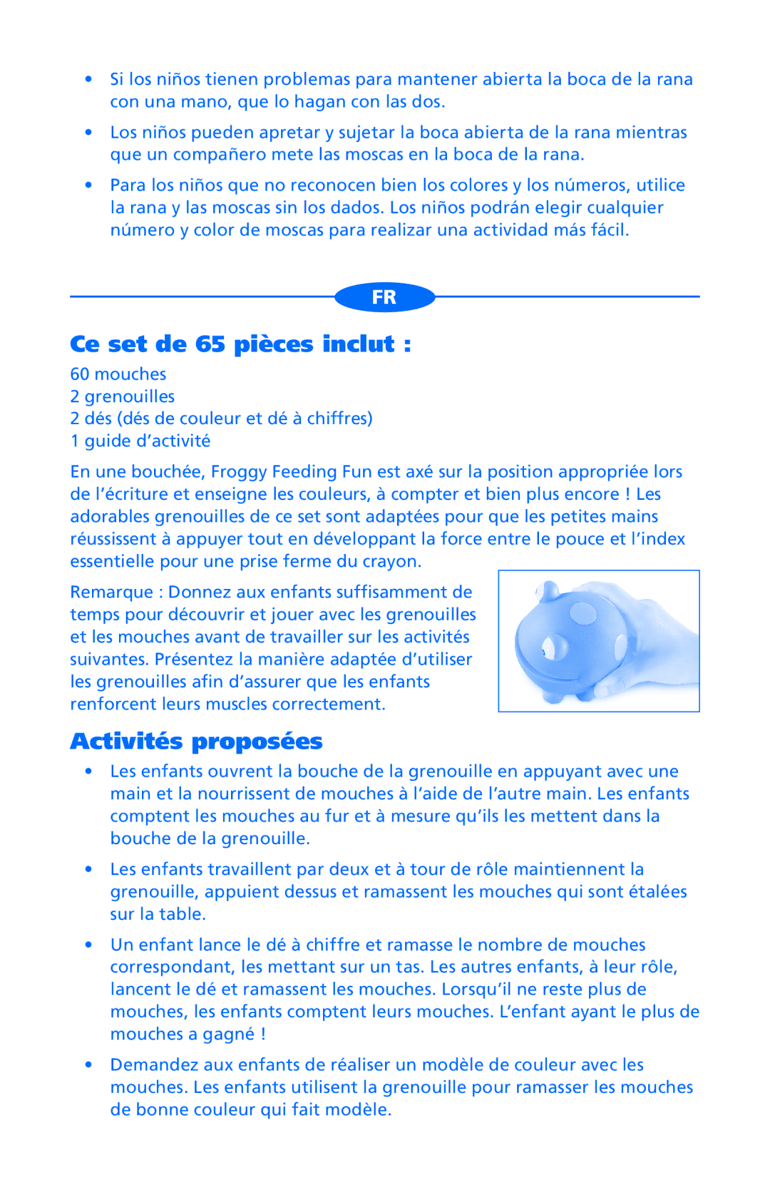 Learning Resources ler5072 manual Ce set de 65 pièces inclut, Activités proposées 