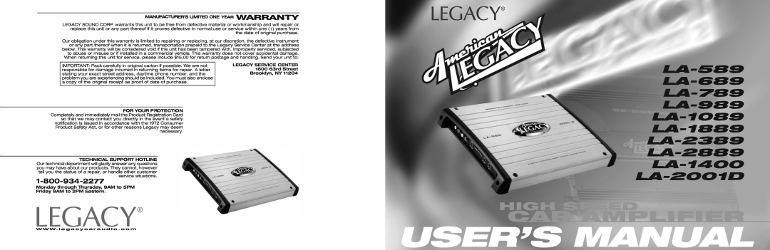 Legacy Car Audio LA-789, LA-589, LA-2889 manual 4!S..s. -....s. -7..s, s S..s « .-....s, Legacy, « .-4. «, r--....-s...s s 