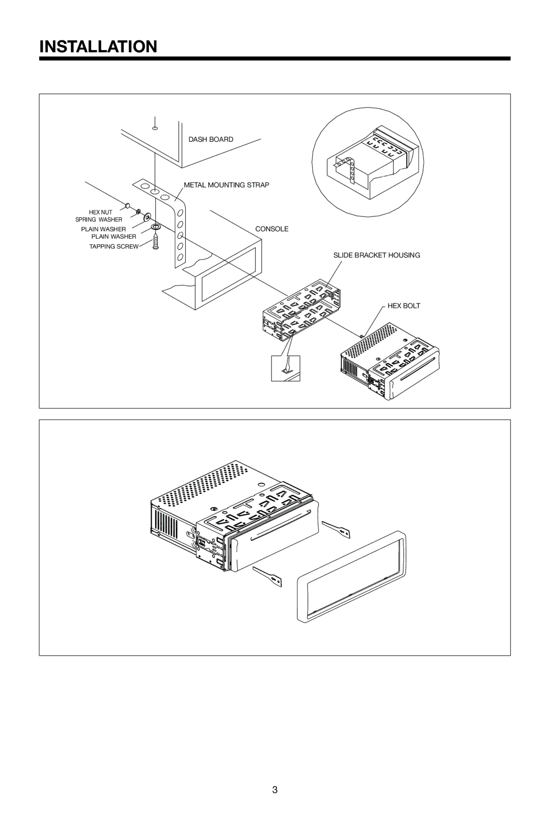 Legacy Car Audio LCD16DX instruction manual Installation 