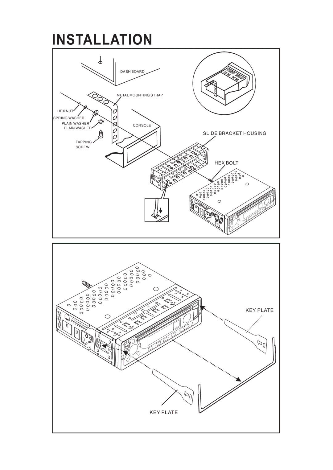 Legacy Car Audio LCD32FD instruction manual Installation 