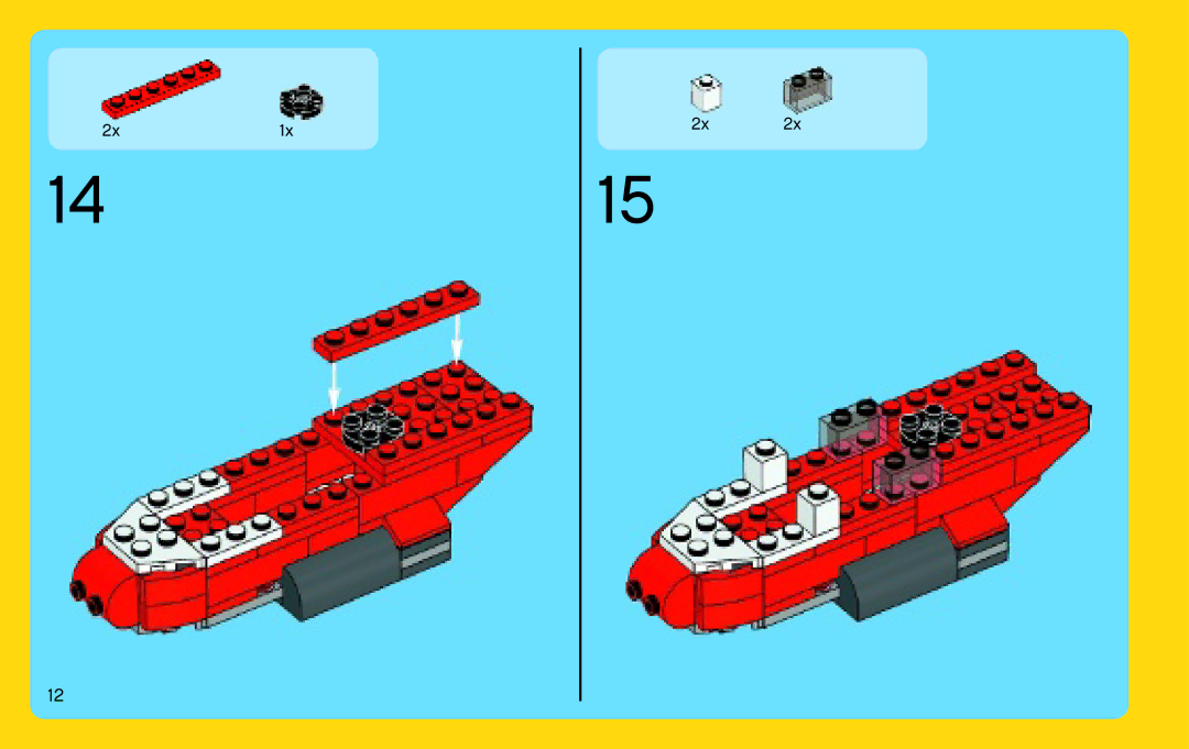 Lego 31020 manual 2x1x 