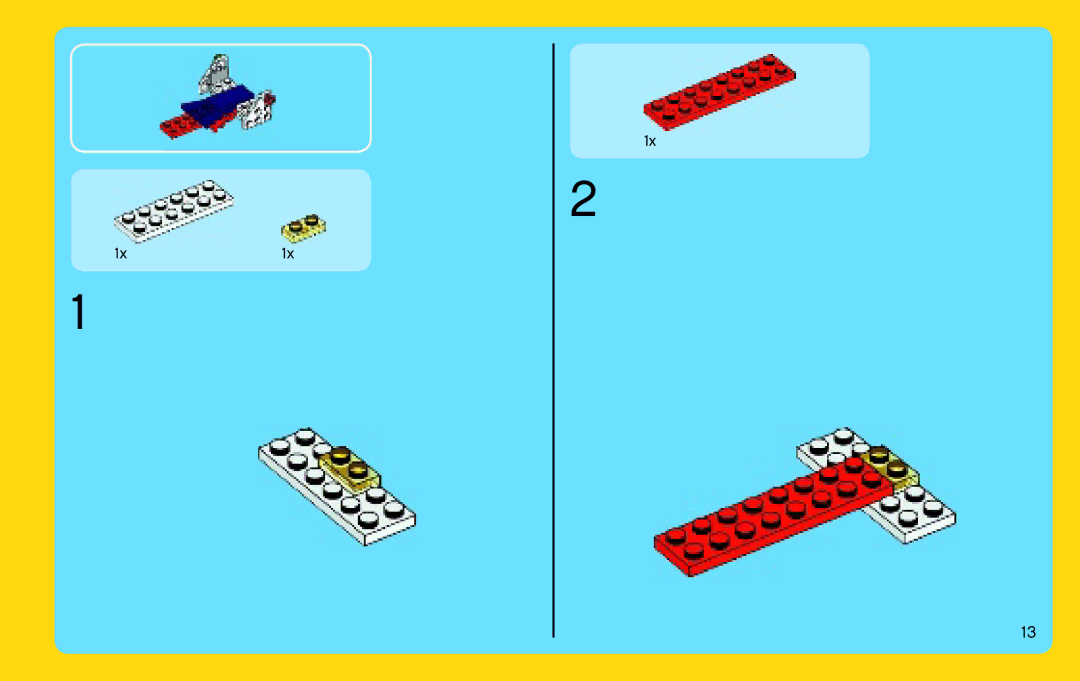 Lego 31020 manual 1x1x 