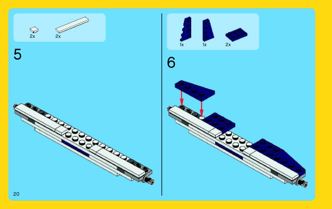 Lego 31020 manual 1x 1x 