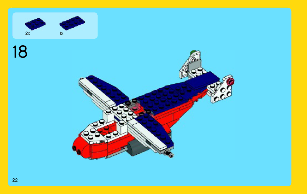 Lego 31020 manual 2x1x 