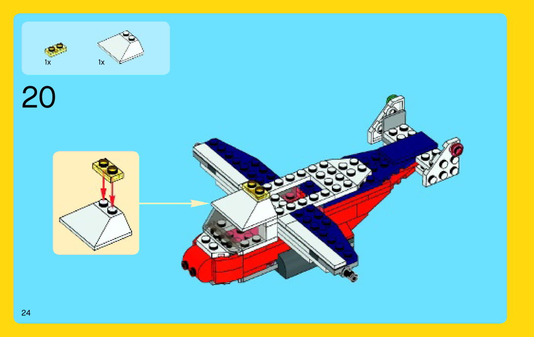 Lego 31020 manual 1x1x 