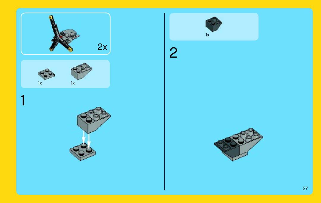 Lego 31020 manual 1x1x 