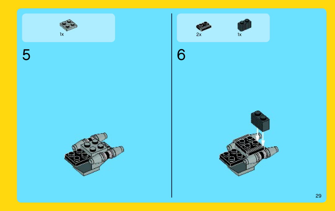 Lego 31020 manual 2x1x 