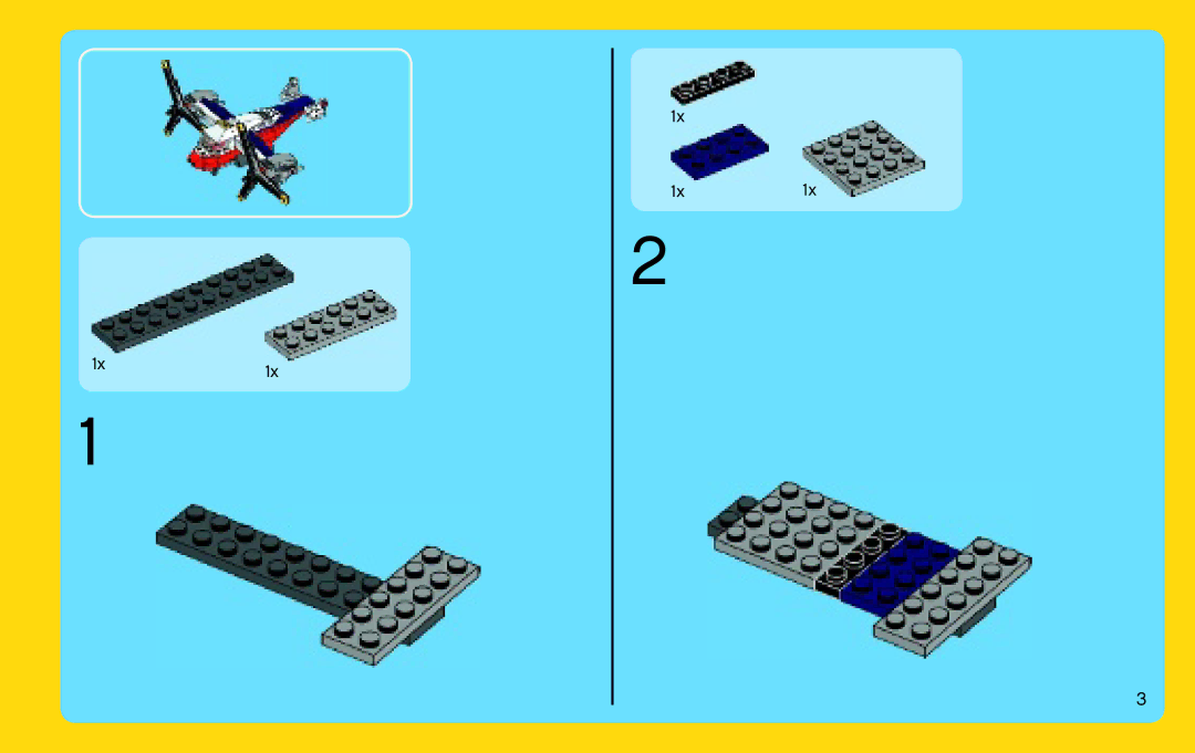 Lego 31020 manual 1x1x 