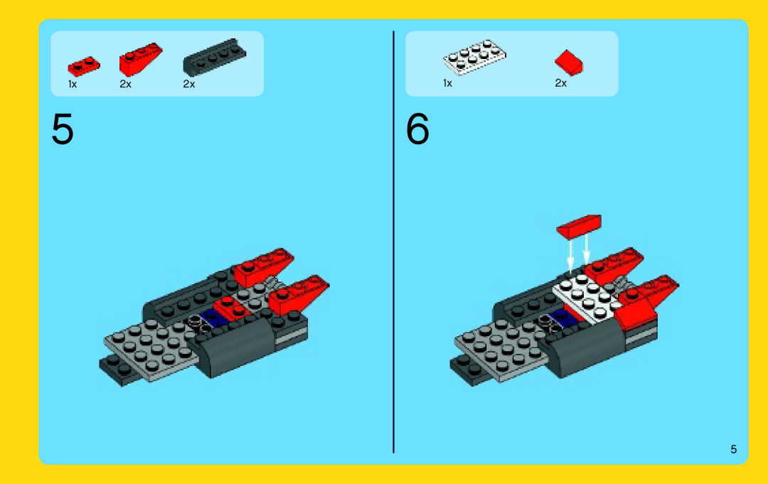 Lego 31020 manual 1x 2x 1x2x 