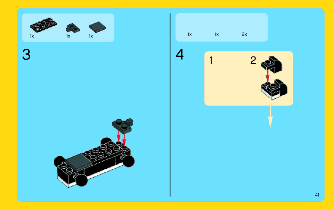 Lego 31021 manual 1x 1x 