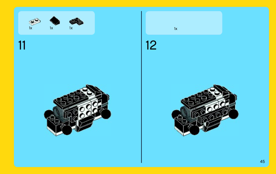 Lego 31021 manual 1x 1x 