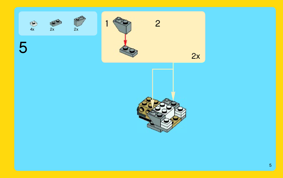 Lego 31021 manual 4x 2x 