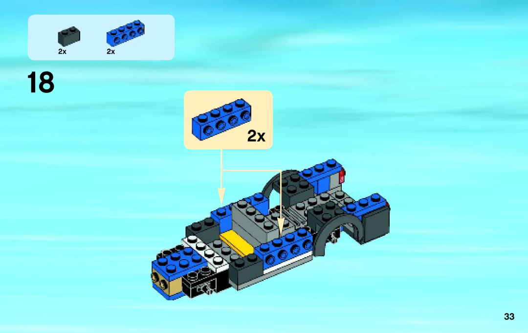 Lego 60043 manual 2x2x 