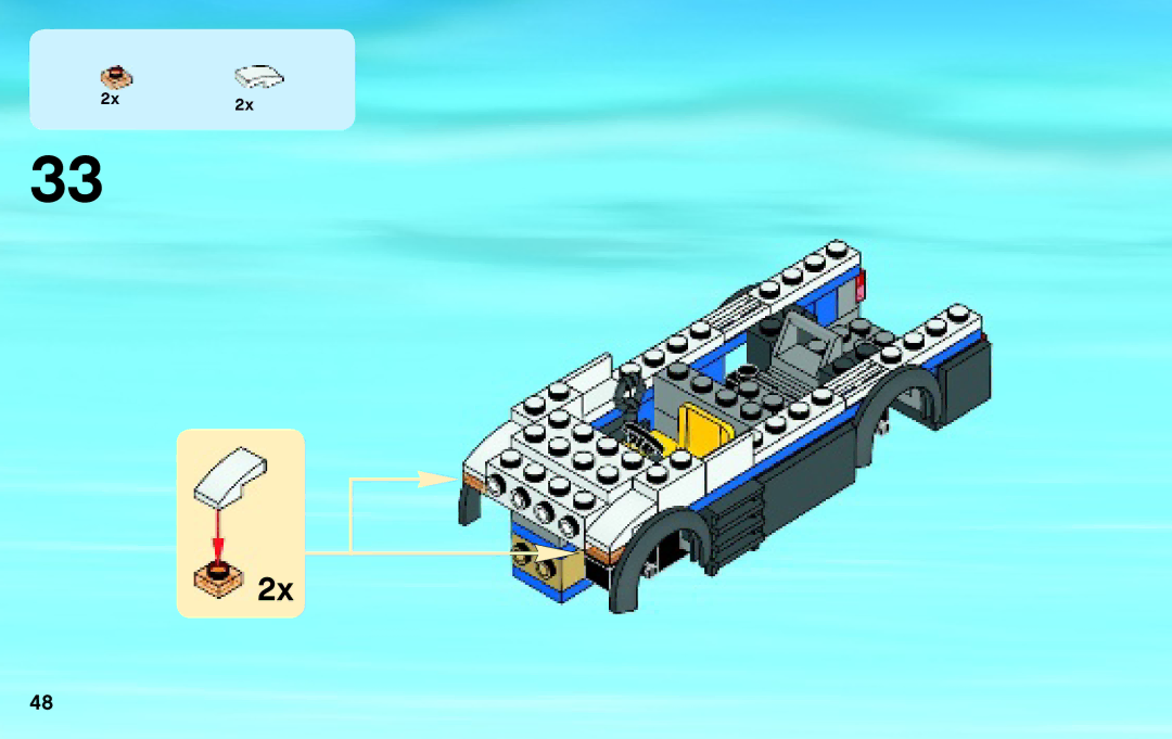 Lego 60043 manual 2x2x 