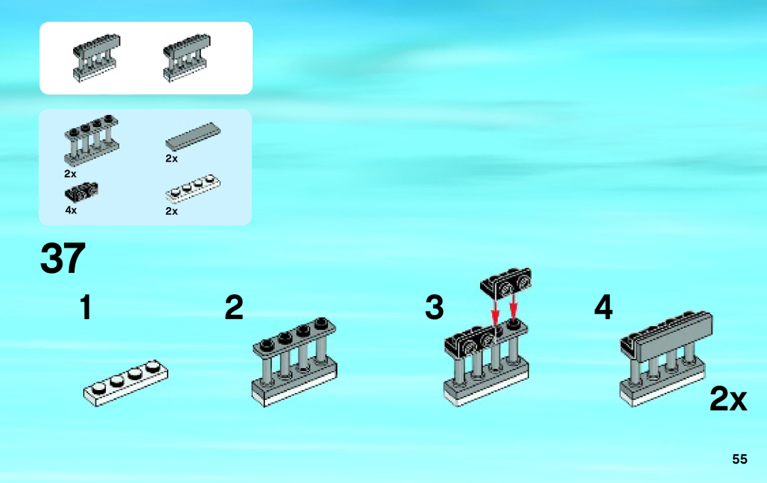 Lego 60043 manual 4x2x 