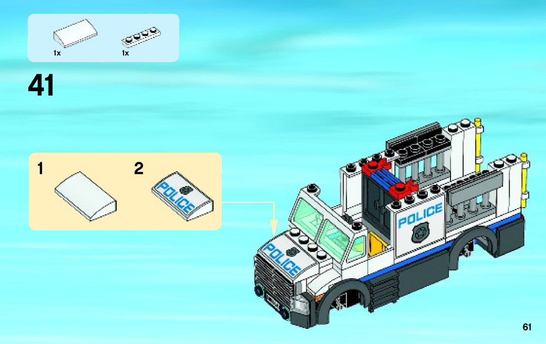 Lego 60043 manual 