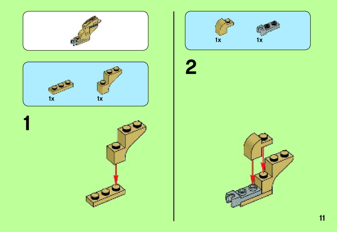 Lego 70123 manual 1x1x 