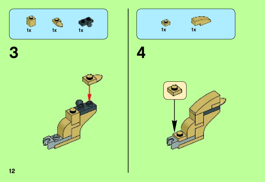 Lego 70123 manual 1x 1x 