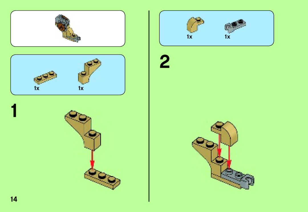 Lego 70123 manual 1x1x 