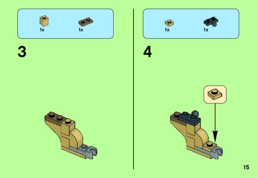 Lego 70123 manual 1x1x 