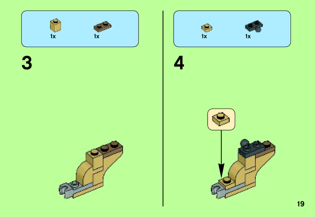 Lego 70123 manual 1x1x 