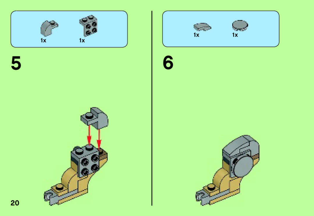 Lego 70123 manual 1x1x 