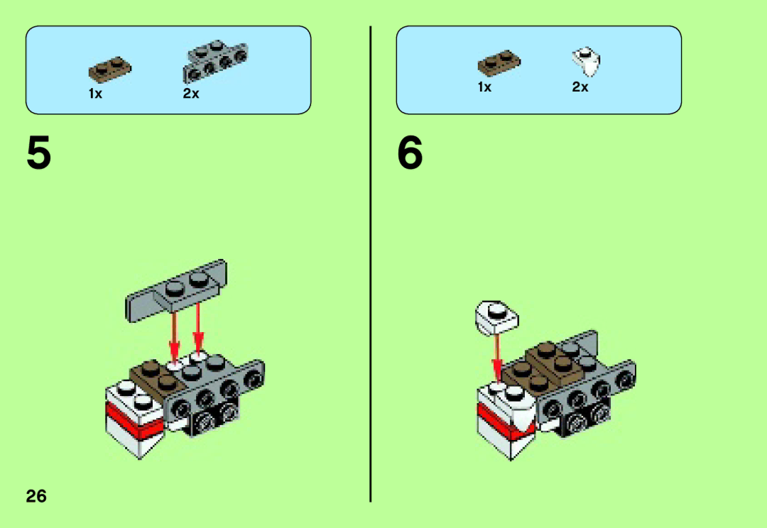 Lego 70123 manual 1x2x 