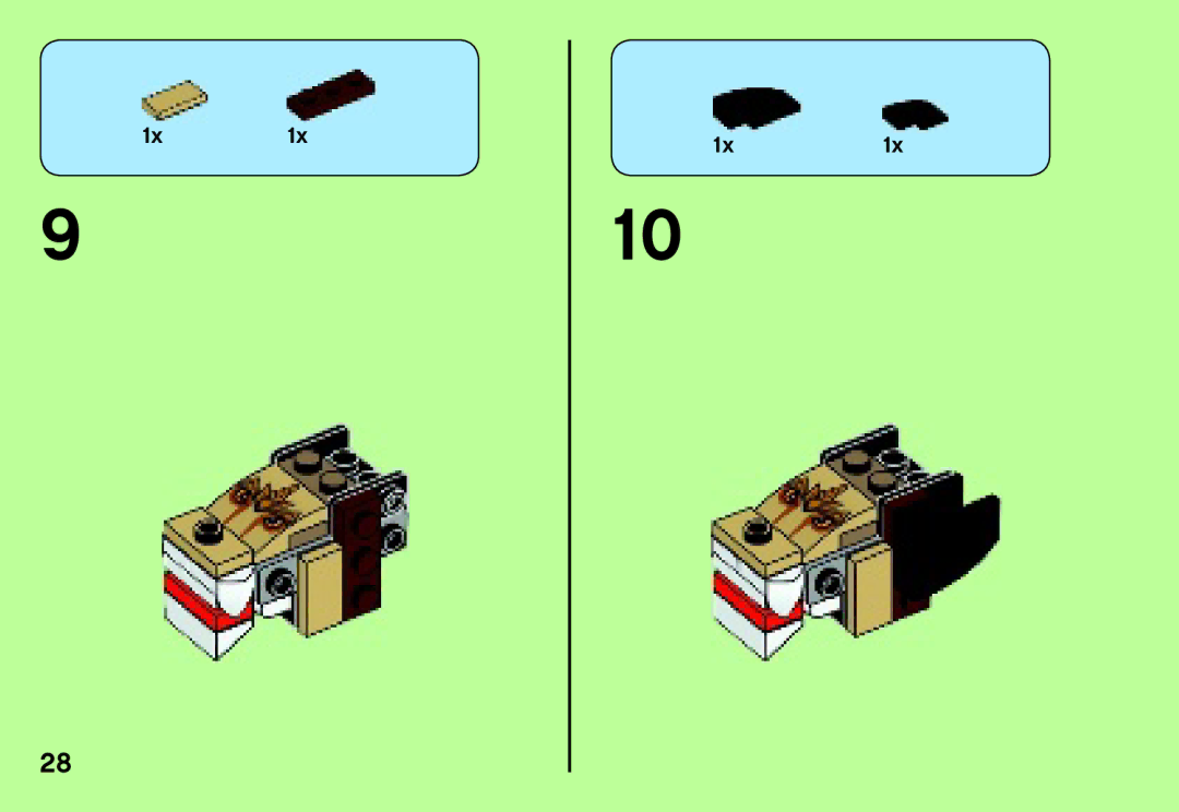 Lego 70123 manual 1x1x 