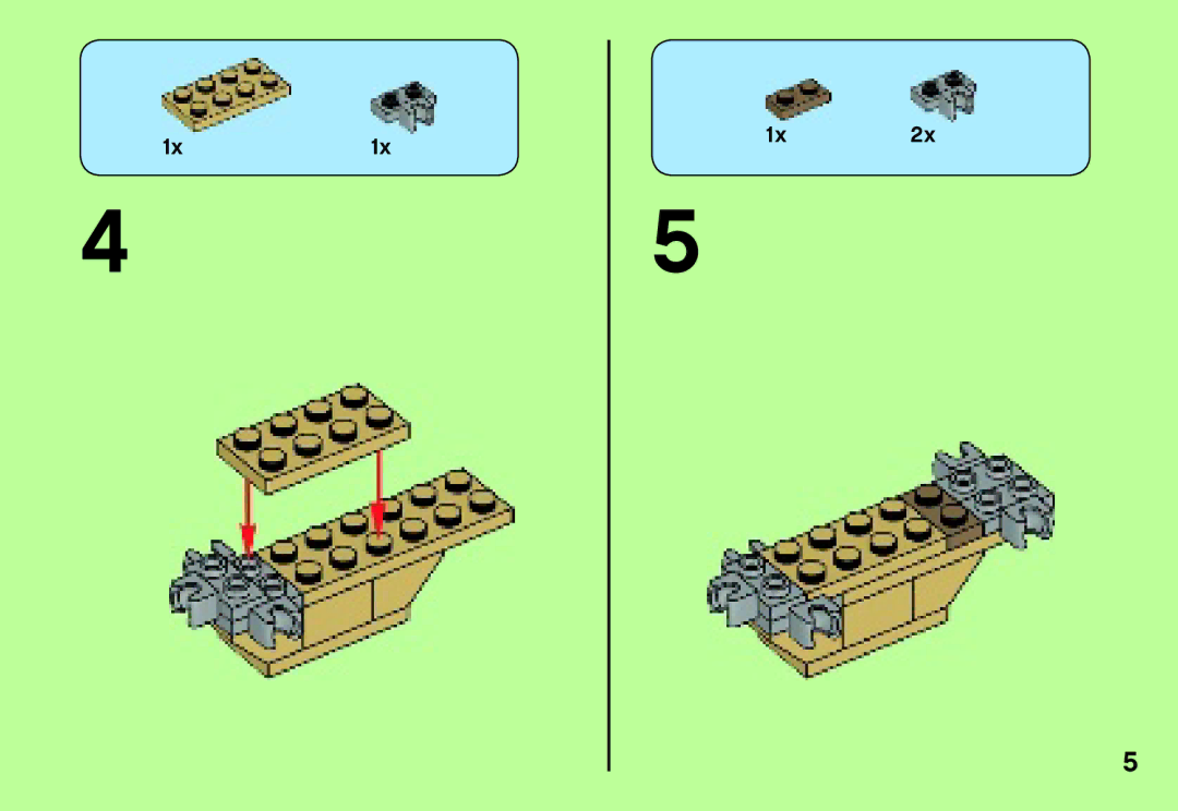 Lego 70123 manual 1x1x 1x2x 