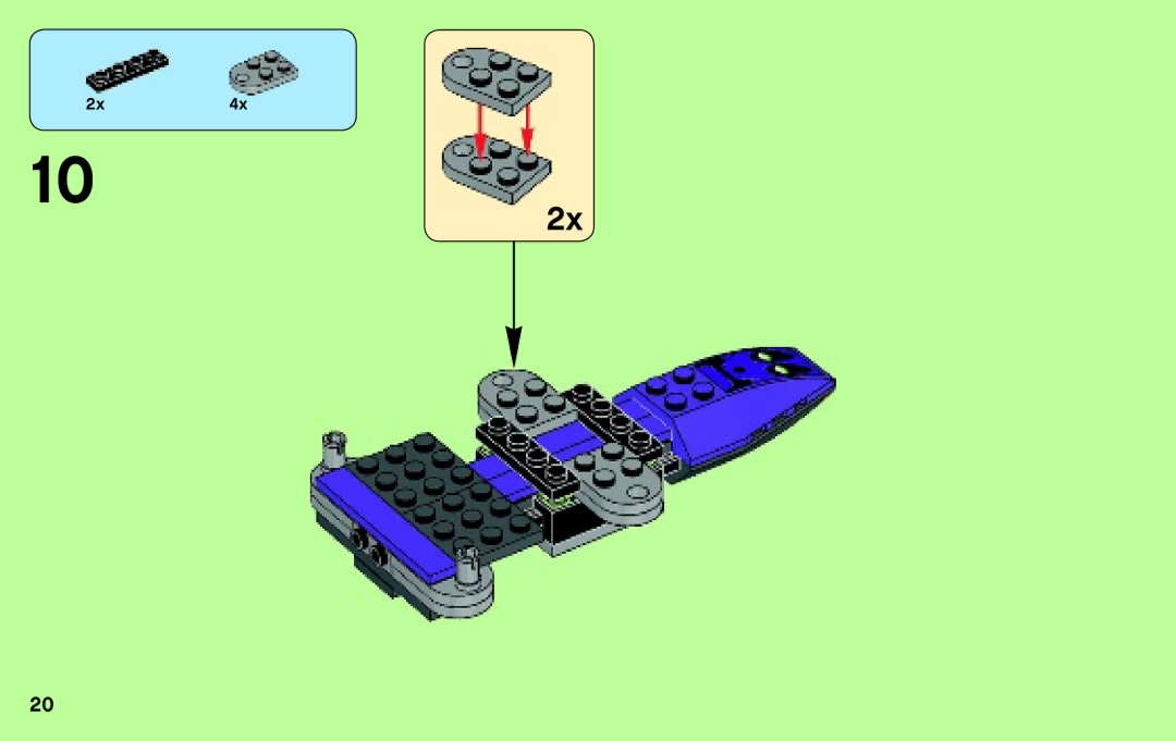 Lego 70128 manual 2x4x 