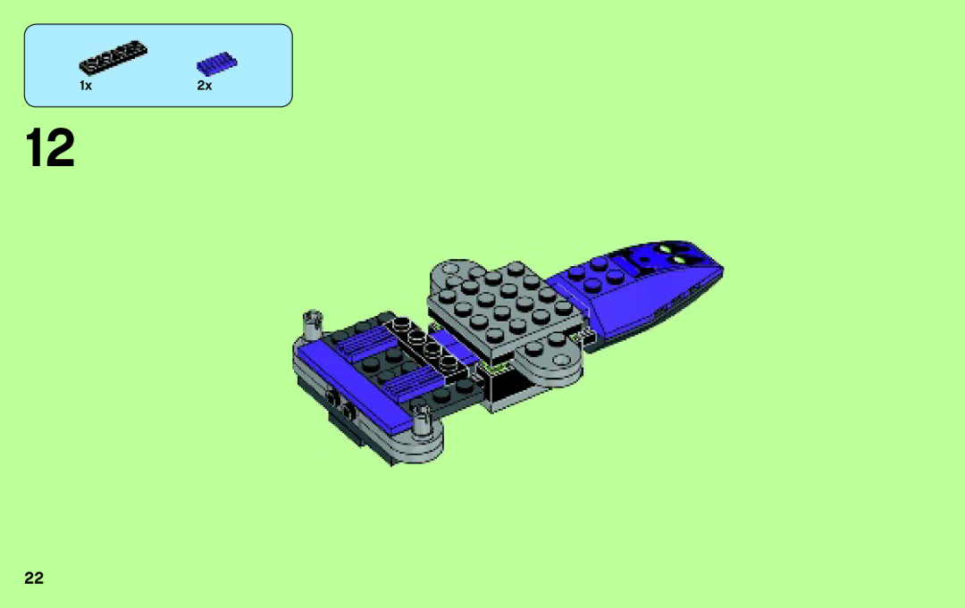 Lego 70128 manual 1x2x 