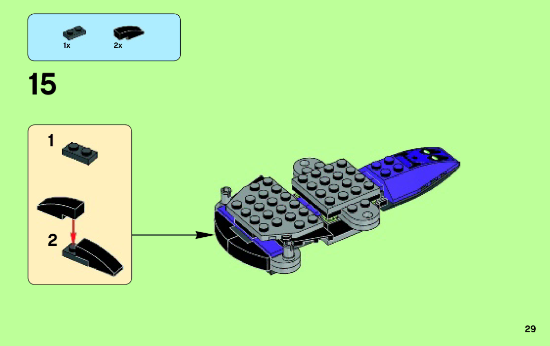 Lego 70128 manual 1x2x 