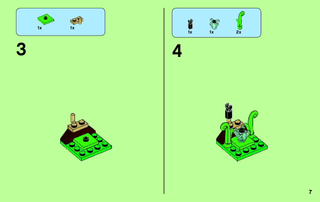 Lego 70128 manual 1x1x 1x 1x 