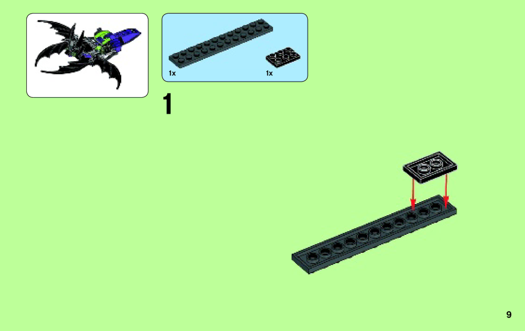 Lego 70128 manual 1x1x 