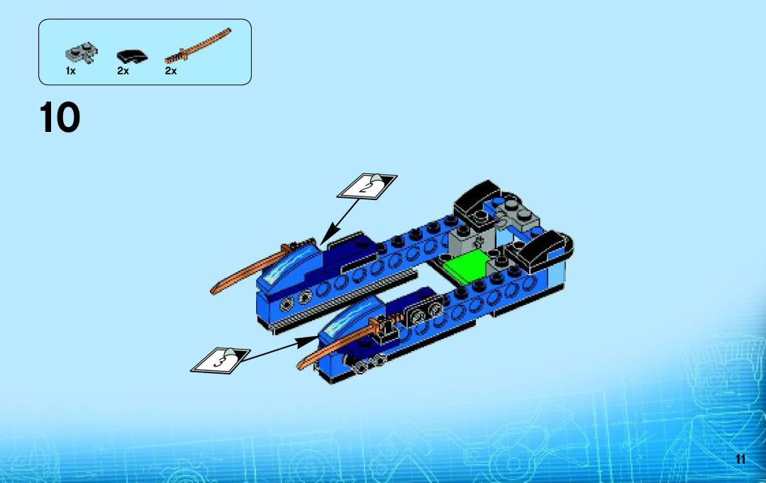 Lego 70723 manual 1x 2x 