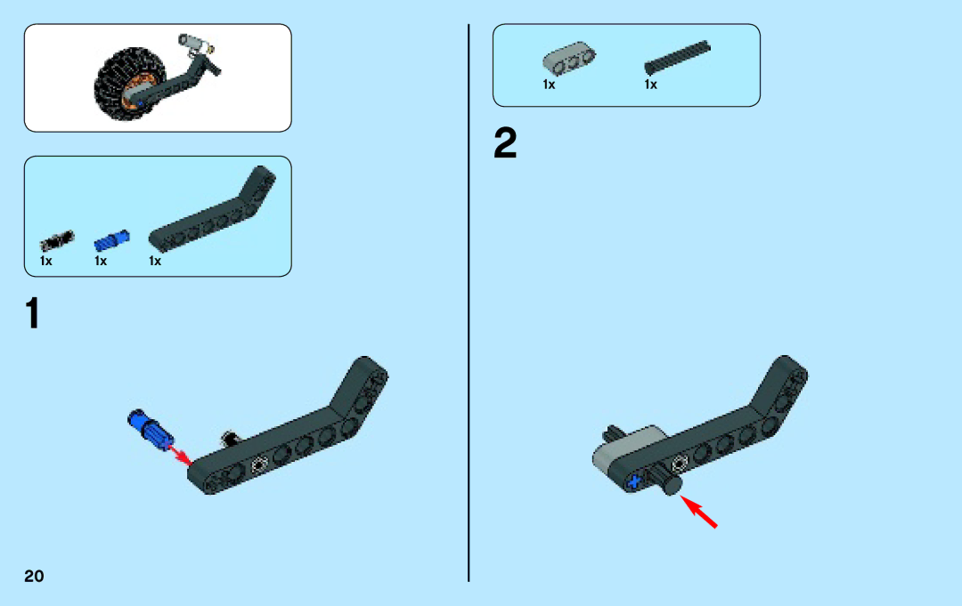 Lego 70723 manual 1x 1x 1x1x 