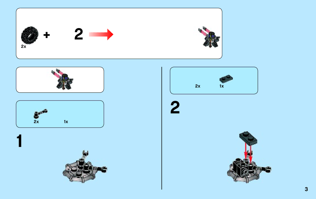 Lego 70723 manual 2x1x 