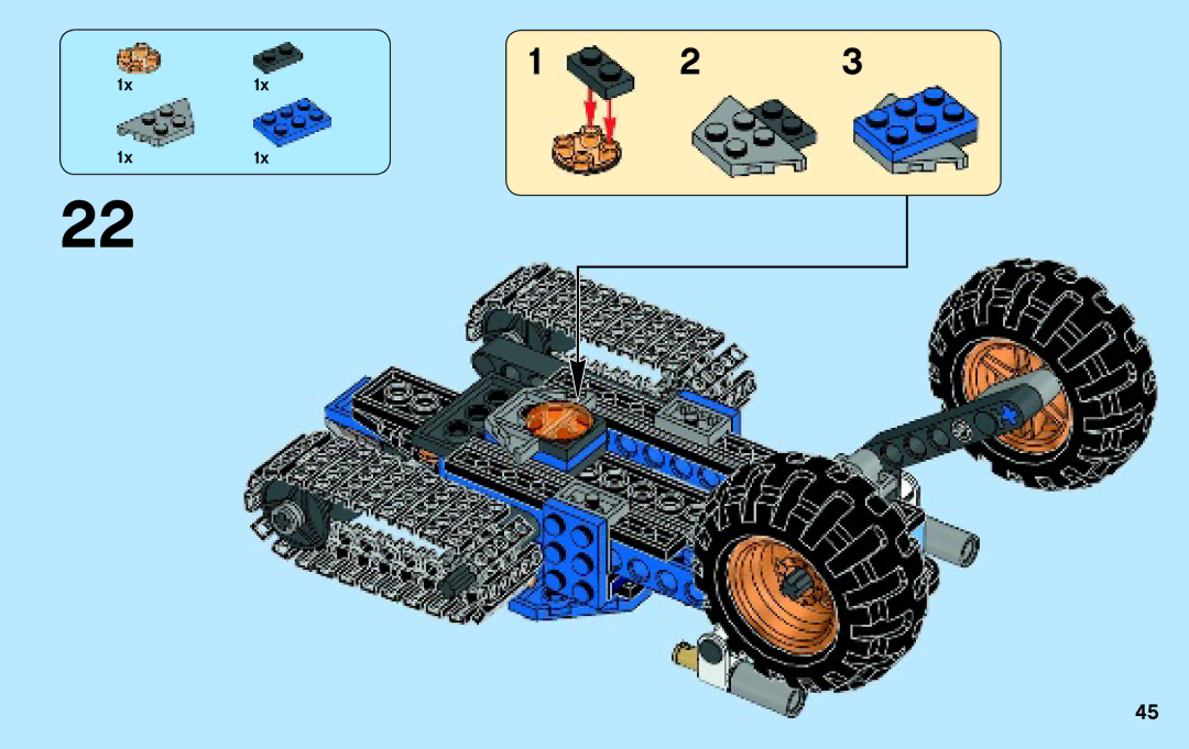 Lego 70723 manual 1x1x 