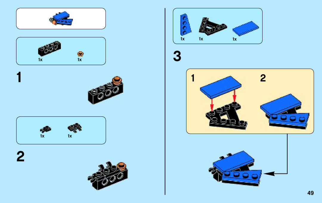 Lego 70723 manual 1x1x 