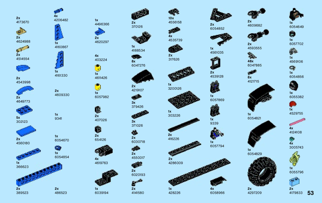 Lego 70723 manual 10x 