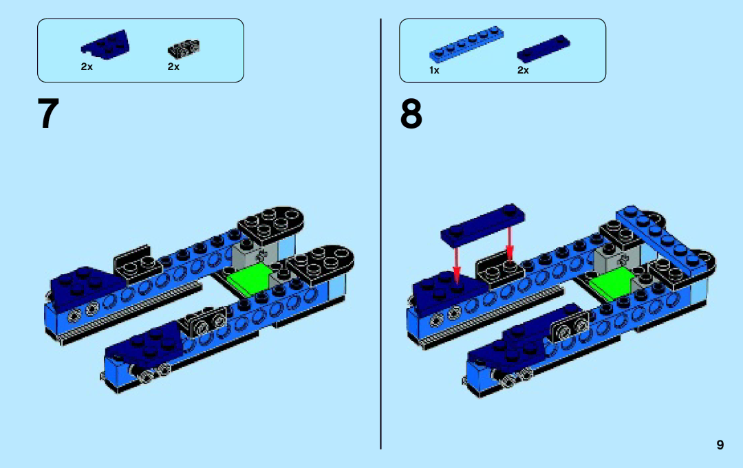 Lego 70723 manual 2x2x 1x2x 