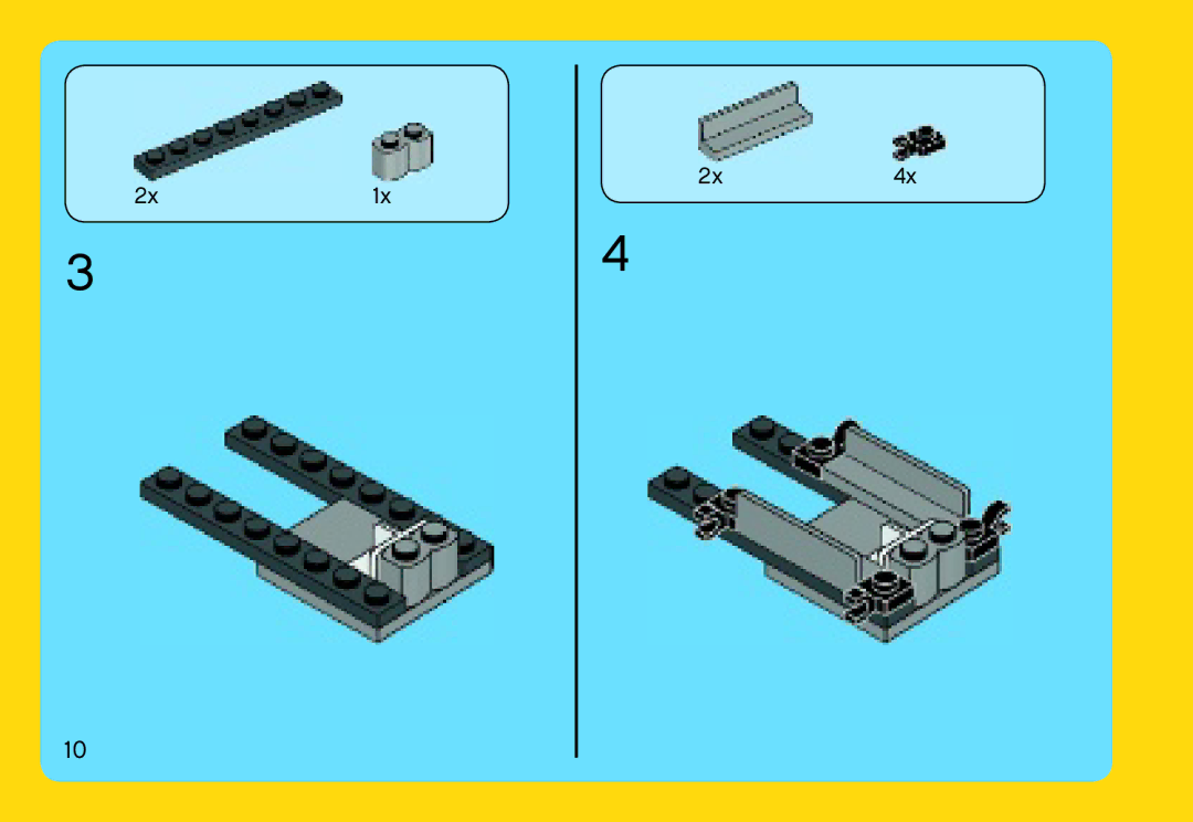 Lego 70801 manual 2x1x 2x4x 