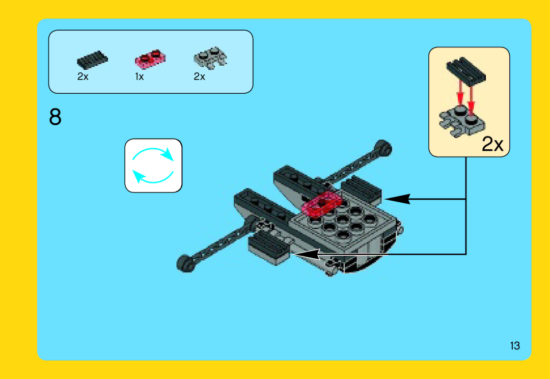 Lego 70801 manual 2x 1x 