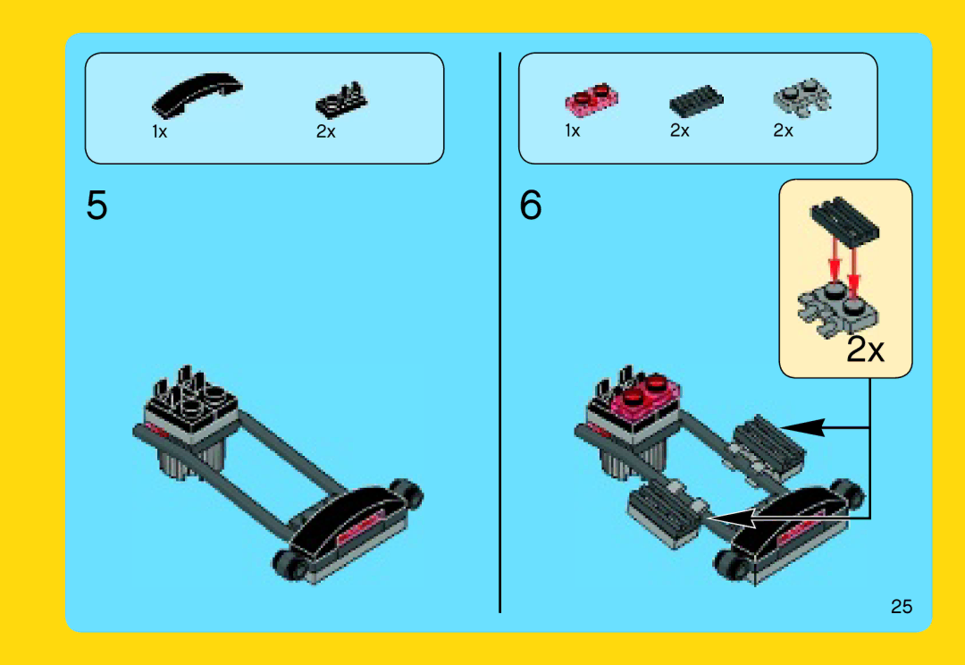 Lego 70801 manual 1x2x 1x 2x 