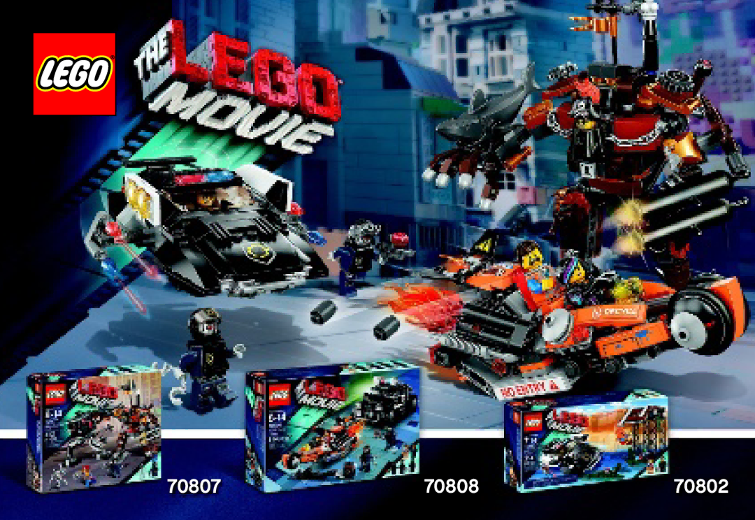 Lego 70801 manual 70807 70808 70802 