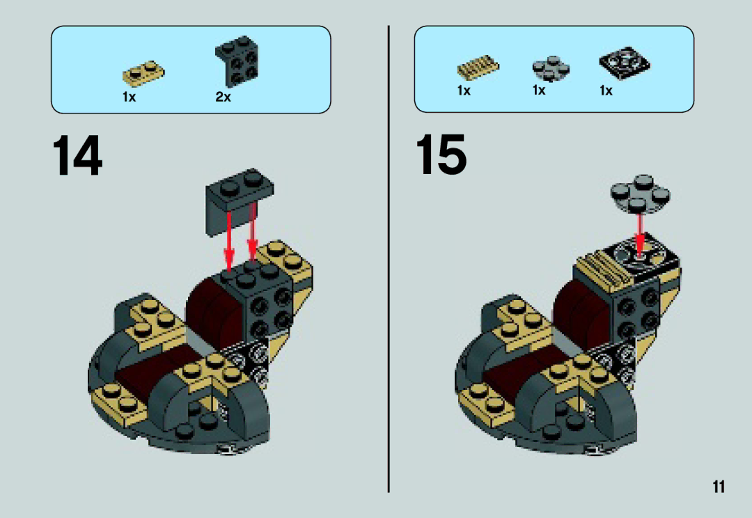 Lego 75029 manual 1x2x 